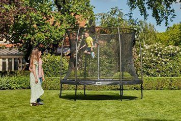 Батут Salta Comfort Edition 305 см з захисною сіткою Black 17576-09 фото