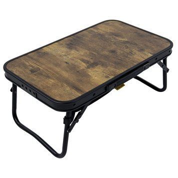 Стіл Bo-Camp Woodbine Compact 56x34 cm Black/Wood look (1404190) DAS303264 фото