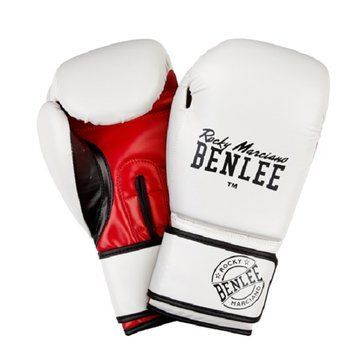 Рукавички боксерські Benlee CARLOS 10oz / PU / біло-чорно-червоні 149494-1888 фото