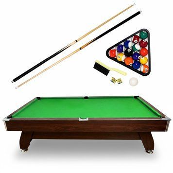 Більярдний стіл THUNDER BOLD-BROWN 8FT &mdash; стильний ігровий стіл повного американського розміру BOLD-BROWN-8FT фото