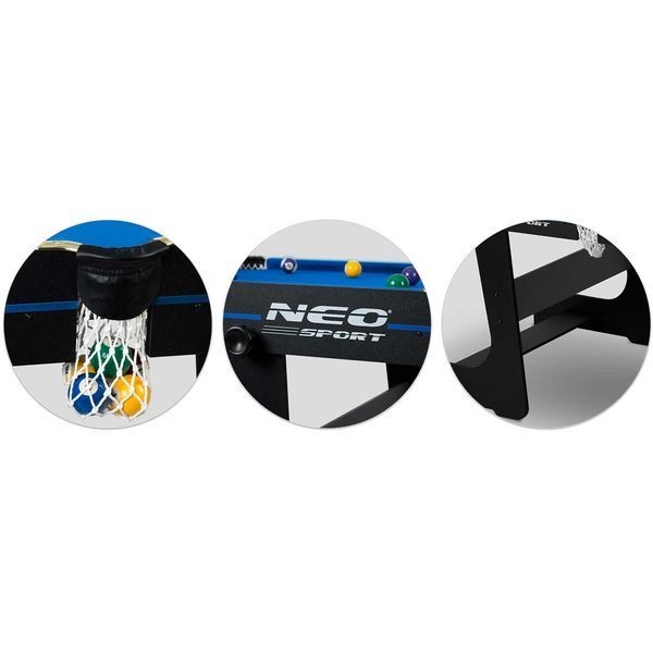 Більярдний стіл для дому Neo-Sport NS-808 з аксесуарами, 183&times;92&times;81 см 180800 фото