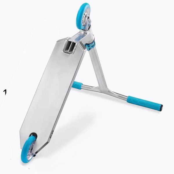 Самокат трюковий Hipe H3 Silver/Blue 410302 фото