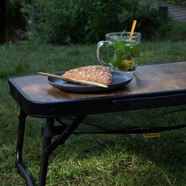 Стіл Bo-Camp Woodbine Compact 56x34 cm Black/Wood look (1404190) DAS303264 фото