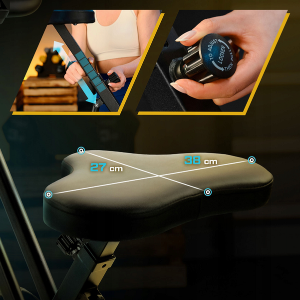 Велотренажер Trex Sport TX-340XB BRIZ магнітний чорний 104623-1664 фото