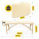 Масажний стіл складний 4FIZJO Massage Table Wood W70 Beige (P-5907739318343) P-5907739318343 фото 6