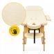 Масажний стіл складний 4FIZJO Massage Table Wood W70 Beige (P-5907739318343) P-5907739318343 фото 5