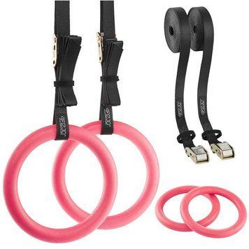 Гімнастичні кільця 4FIZJO з ABS пластику, регульовані Pink (P-5907739314888) P-5907739314888 фото