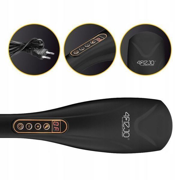 Ручний вібраційний масажер для тіла 4FIZJO Long Stick 7 в 1 Black (P-5907739319142) 148046-2692 фото