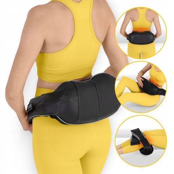 Накидка-масажер 4FIZJO Shiatsu Pro+ для шиї та спини Black/Grey (P-5907739319067) P-5907739319067 фото