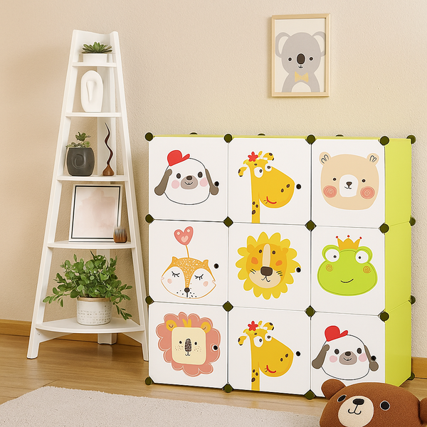 Модульна шафа-органайзер Leobert Kids для дитячих іграшок зелений 104730-1664 фото