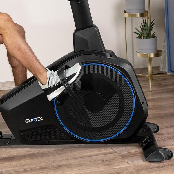 Горизонтальний велотренажер Gymtek XBR6000 електромагнітний синій 5905884424568 фото