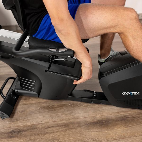 Горизонтальний велотренажер Gymtek XBR6000 електромагнітний синій 5905884424568 фото
