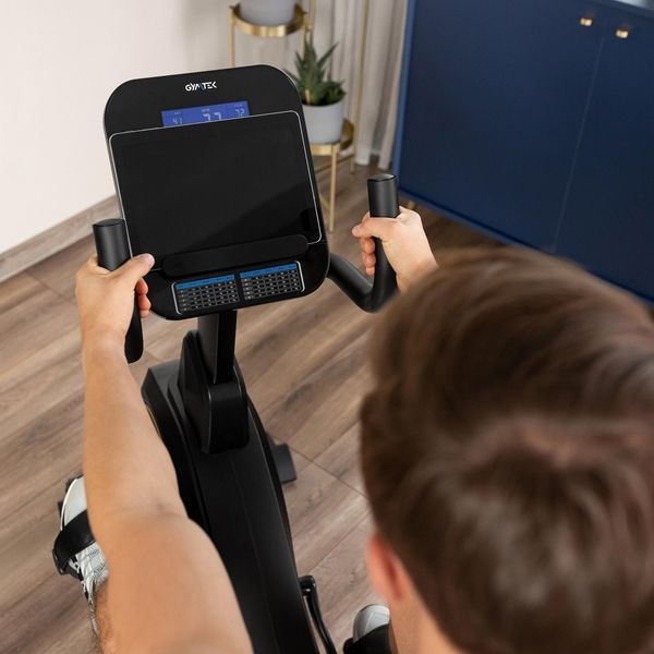 Горизонтальний велотренажер Gymtek XBR6000 електромагнітний синій 5905884424568 фото