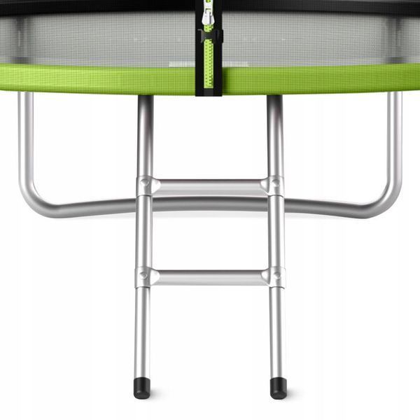 Батут із зовнішньою сіткою 4FIZJO Classic 12FT 374 см Black/Green (P-5907739312914) 154717-2692 фото