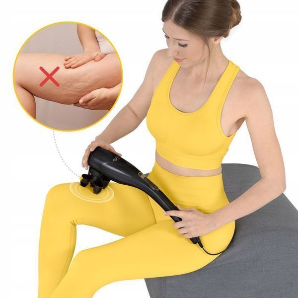 Ручний вібраційний масажер для тіла 4FIZJO Long Stick 7 в 1 Black (P-5907739319142) 148046-2692 фото