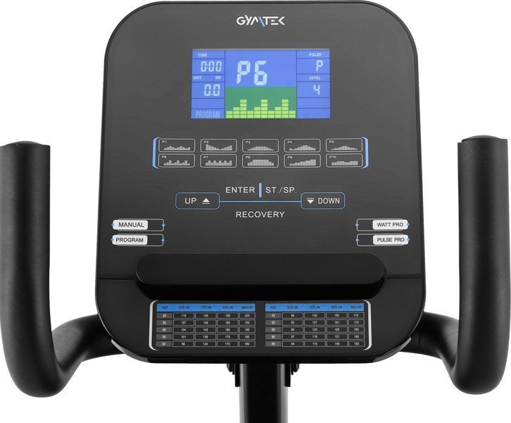 Горизонтальний велотренажер Gymtek XBR6000 електромагнітний синій 5905884424568 фото
