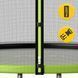 Батут із зовнішньою сіткою 4FIZJO Classic 12FT 374 см Black/Green (P-5907739312914) 154717-2692 фото 8