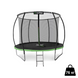 Батут Outtec Premium 12ft (374см) чорно-зелений з внутрішньою сіткою 102520-1664 фото 3