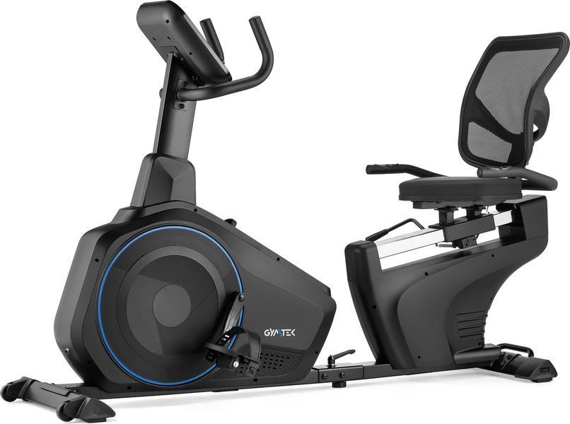 Горизонтальний велотренажер Gymtek XBR6000 електромагнітний синій 5905884424568 фото