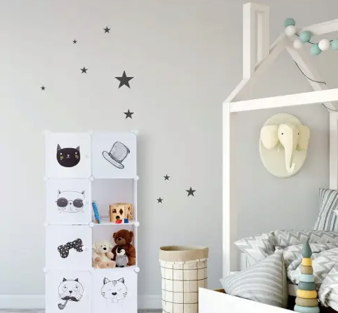 Модульна шафа-органайзер Leobert Kids для дитячих іграшок білий 104731-1664 фото