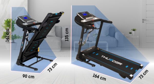 Бігова доріжка THUNDER RAPID-DS-BLACK RAPID-DS-BLACK фото