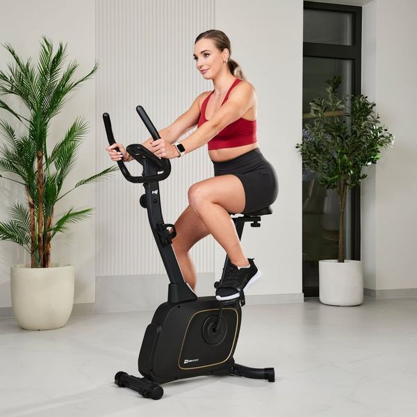 Велотренажер Hop-Sport HS-3000H Nexon магнітний чорний з Bluetooth 5902308239869 фото