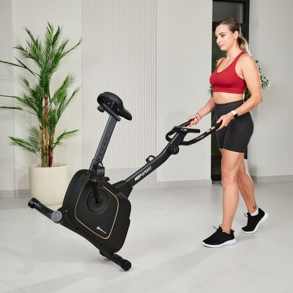 Велотренажер Hop-Sport HS-3000H Nexon магнітний чорний з Bluetooth 5902308239869 фото