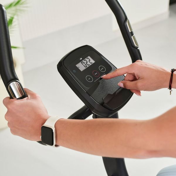 Велотренажер Hop-Sport HS-3000H Nexon магнітний чорний з Bluetooth 5902308239869 фото