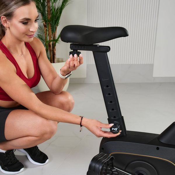Велотренажер Hop-Sport HS-3000H Nexon магнітний чорний з Bluetooth 5902308239869 фото