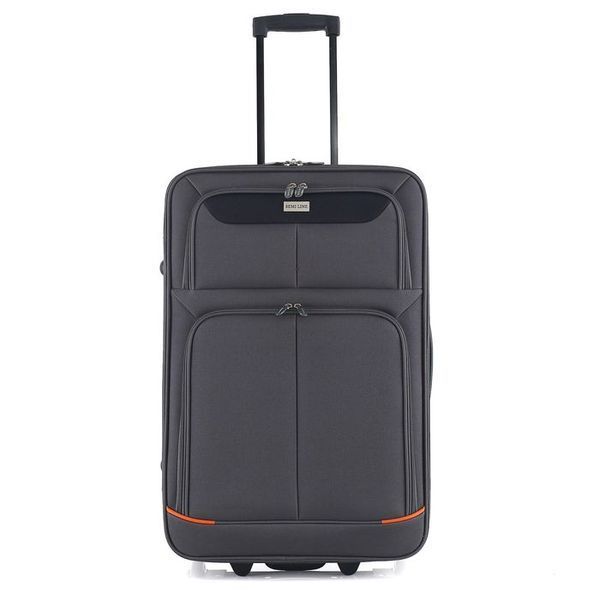 Валіза Semi Line 24" (M) Grey/Orange Lines (T5754-2) DAS303343 фото