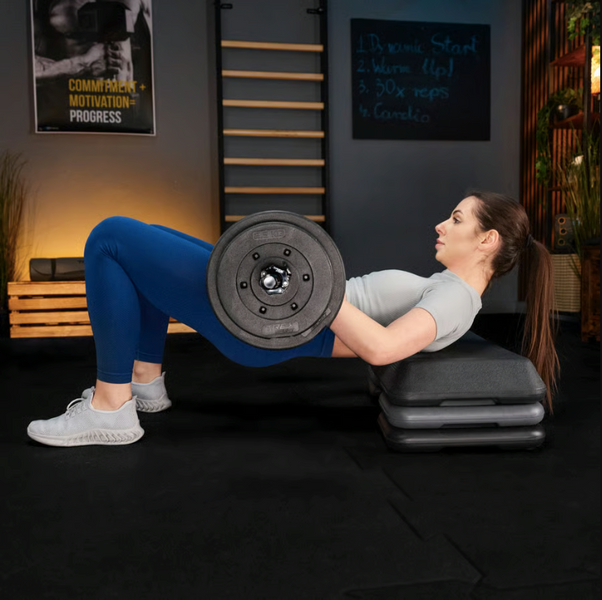 Степ платформа Trex Sport TX-038PAS до аеробіки 3-рівнева чорна 5902308235342 фото