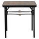 Стіл Bo-Camp Garland 60x45 cm Black/Wood look (1404195) DAS303266 фото 2