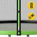 Батут із зовнішньою сіткою 4FIZJO Classic 8FT 252 см Black/Green (P-5907739314123) 154718-2692 фото 3