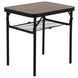 Стіл Bo-Camp Garland 60x45 cm Black/Wood look (1404195) DAS303266 фото 1