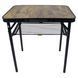 Стіл Bo-Camp Garland 60x45 cm Black/Wood look (1404195) DAS303266 фото 9