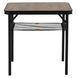 Стіл Bo-Camp Garland 60x45 cm Black/Wood look (1404195) DAS303266 фото 6