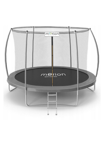 Батут Jumi Motion Sport Line Premium 10ft (305см) з внутрішньою сіткою сірий 102523-1664 фото