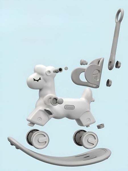 Коник-гойдалка 3в1 Terrio &ldquo;Sheepy&rdquo; Рожева 22363-163765 фото