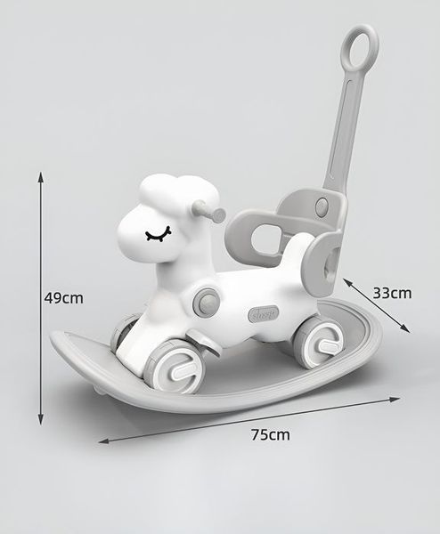 Коник-гойдалка 3в1 Terrio &ldquo;Sheepy&rdquo; Рожева 22363-163765 фото