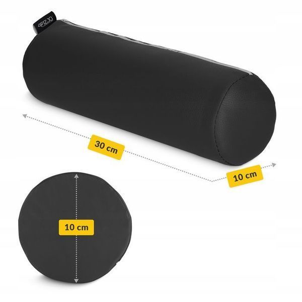Валик для реабілітації та масажу 4FIZJO 30 x 10 см Black (P-5905973403009) P-5905973403009 фото