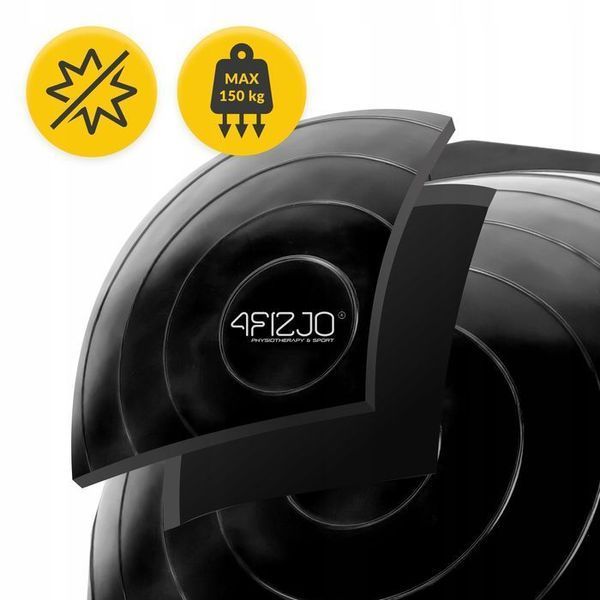 Балансувальна платформа 4FIZJO Bosu Ball 60 см Black (P-5905973402446) 146490-2692 фото