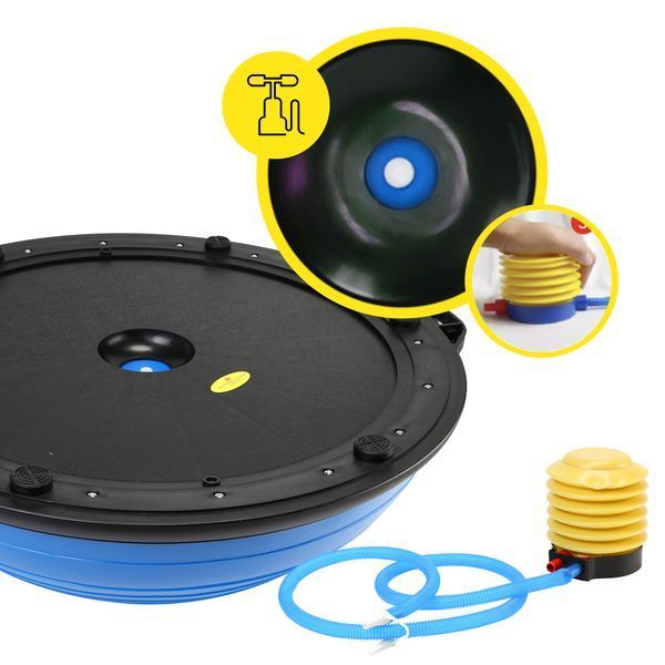 Балансувальна платформа Cornix Bosu Ball 58 см з еспандерами XR-0457 Blue XR-0457 фото