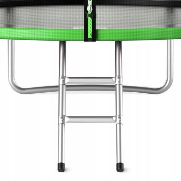 Батут із зовнішньою сіткою 4FIZJO Classic 10FT 312 см Black/Green (P-5907739314130) 154719-2692 фото