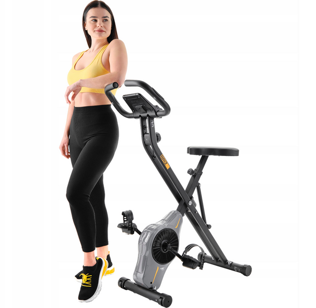 Велотренажер Trex Sport TX-340XB BRIZ магнітний сірий 104626-1664 фото