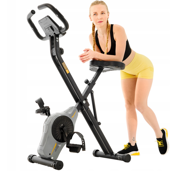 Велотренажер Trex Sport TX-340XB BRIZ магнітний сірий 104626-1664 фото