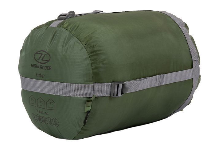 Спальний мішок Highlander Phoenix Ember 250/-3&deg;C Olive Green Left (SB243-OG) 148743-1285036 фото