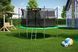 Батут Hop-Sport з внутрішньою сіткою 12ft (366cm) Зелений 2105-1664 фото 3
