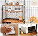 Стелаж винний Costway Vinoteca кухонна шафа в стилі Loft 5903332068003 фото 2