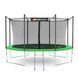 Батут Hop-Sport з внутрішньою сіткою 12ft (366cm) Зелений 2105-1664 фото 15