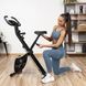 Велотренажер Gymtek FX600 магнітний складний з еспандерами золотий 21337-1664 фото 6